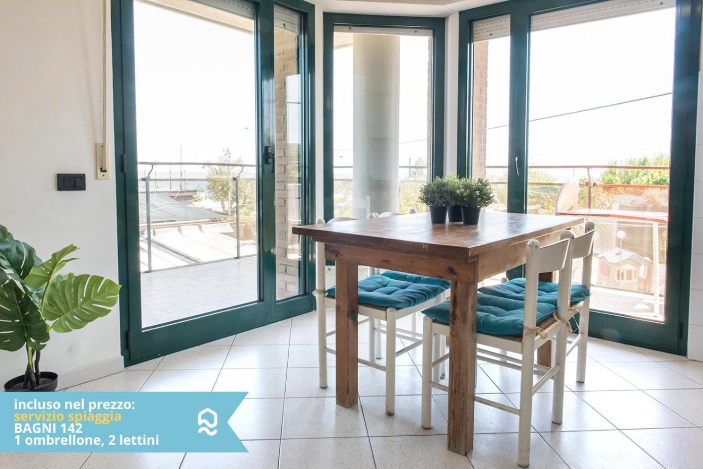 Appartement Se003 - Senigallia, Bilocale Sul Mare Con Spiaggia Extérieur photo